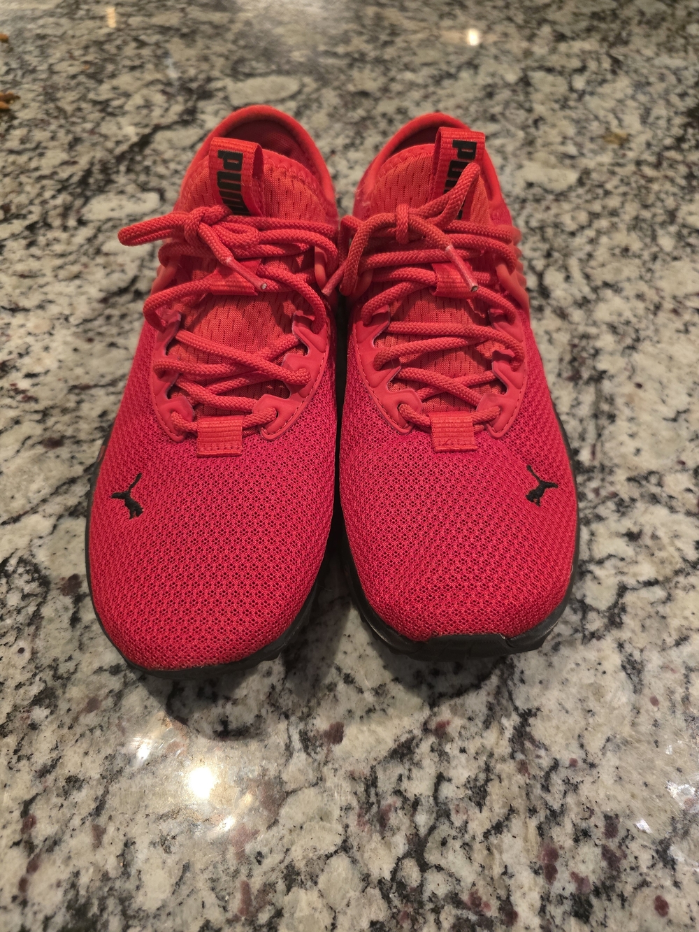 Puma Red Athletic Sneakers Boys Shoes